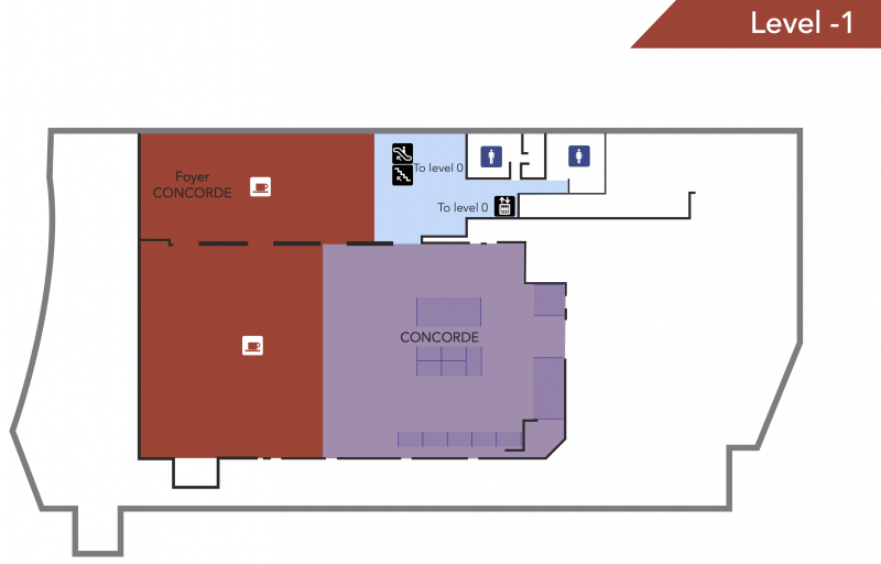 Floor Plan Session Rooms Ifac 2018 World Congress Toulouse France An Intermediate Level 0 5 Hosts